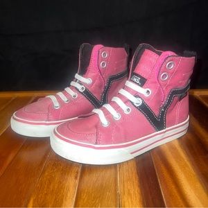 VANS toddler size 11.5 pink skate hi